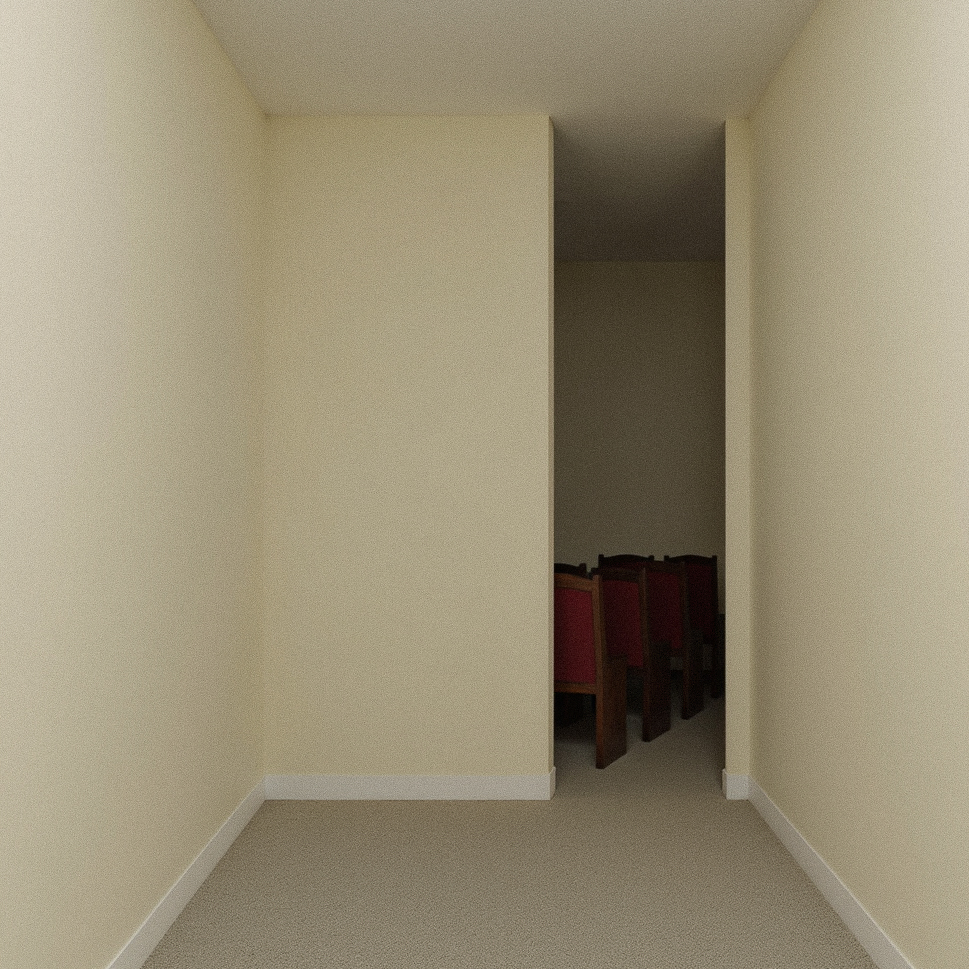 Country church interior